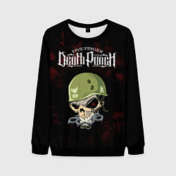 Свитшот мужской Five Finger Death Punch, цвет: 3D-черный