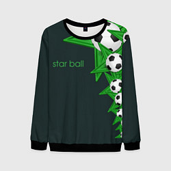 Свитшот мужской Star ball, цвет: 3D-черный