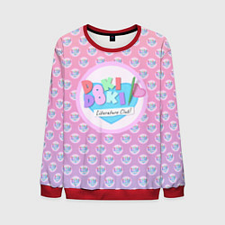 Мужской свитшот Doki Doki Literature Club Лого паттерн Z