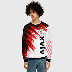 Свитшот мужской FC AJAX AMSTERDAM ФК АЯКС, цвет: 3D-черный — фото 2