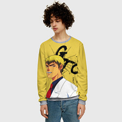 Свитшот мужской Крутой учитель Онидзука, цвет: 3D-меланж — фото 2
