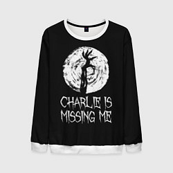 Мужской свитшот Charlie is missing me
