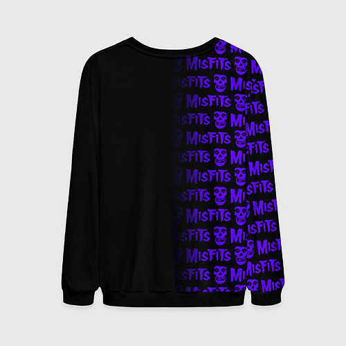 Мужской свитшот MISFITS 9 / 3D-Черный – фото 2
