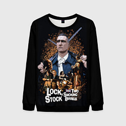 Мужской свитшот Карты, деньги, два ствола