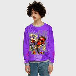 Свитшот мужской Пшик, цвет: 3D-меланж — фото 2