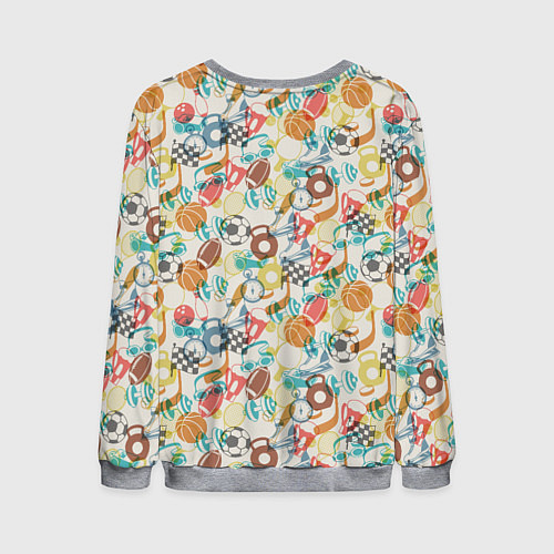 Мужской свитшот Разный Спорт / 3D-Меланж – фото 2