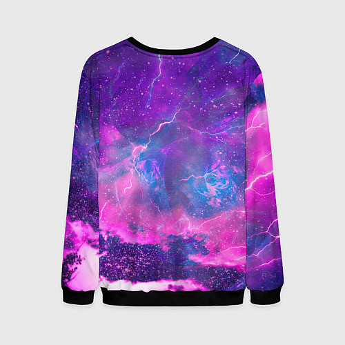 Мужской свитшот Genshin Impact Кэ Цин / 3D-Черный – фото 2