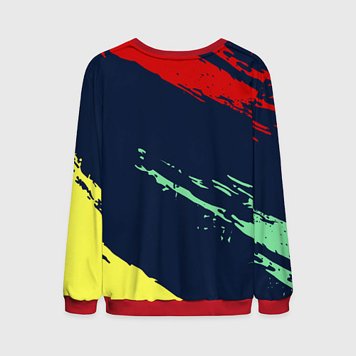 Мужской свитшот Луффи, Зоро и Санджи One Piece / 3D-Красный – фото 2