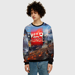 Свитшот мужской WAR THUNDER ВАР ТАНДЕР, цвет: 3D-черный — фото 2