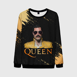 Свитшот мужской Фредди Меркьюри Freddie Mercury Z, цвет: 3D-черный