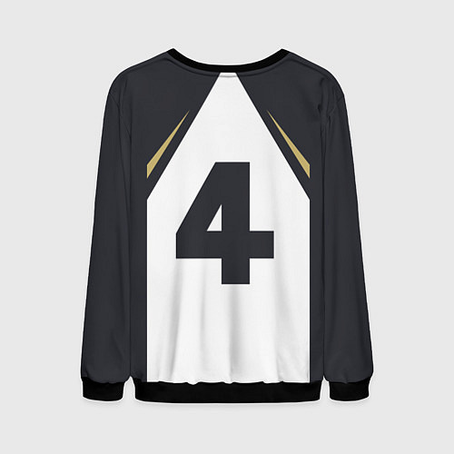 Мужской свитшот Бокуто 4 форма Фукуродани / 3D-Черный – фото 2