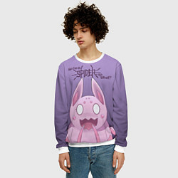 Свитшот мужской Аниме Да, я паук, и что?, цвет: 3D-белый — фото 2