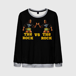 Мужской свитшот The ROCK VS The ROCK