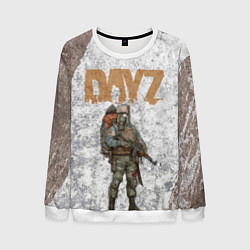 Свитшот мужской DAYZ ДЕЙЗИ Z, цвет: 3D-белый