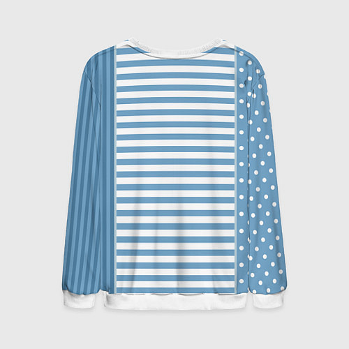 Мужской свитшот Веселая Мышь / 3D-Белый – фото 2