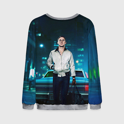 Мужской свитшот Райан Гослинг Драйв / 3D-Меланж – фото 2