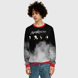 Свитшот мужской Агата Кристи группа, цвет: 3D-красный — фото 2