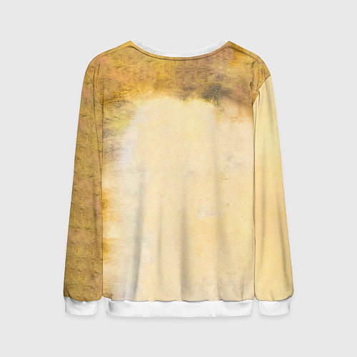 Мужской свитшот ГОВОРИТ и ПОКАЗЫВАЕТ - ПИКНИК / 3D-Белый – фото 2