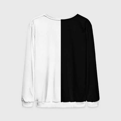 Мужской свитшот ФК ПСЖ PSG BLACK & WHITE / 3D-Белый – фото 2