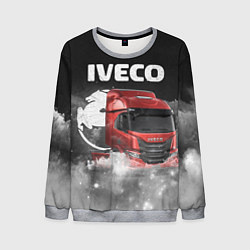 Свитшот мужской Iveco truck, цвет: 3D-меланж