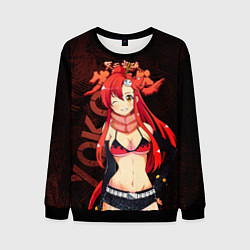 Свитшот мужской Йоко Литтнер Гуррен Лаганн, цвет: 3D-черный