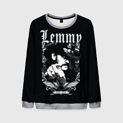Свитшот мужской RIP Lemmy, цвет: 3D-меланж