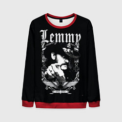 Свитшот мужской RIP Lemmy, цвет: 3D-красный