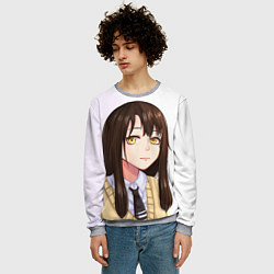 Свитшот мужской Девочка, которая видит это Мико Ёцуя, цвет: 3D-меланж — фото 2