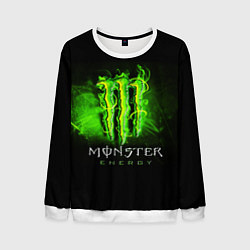 Свитшот мужской MONSTER ENERGY NEON НЕОН, цвет: 3D-белый