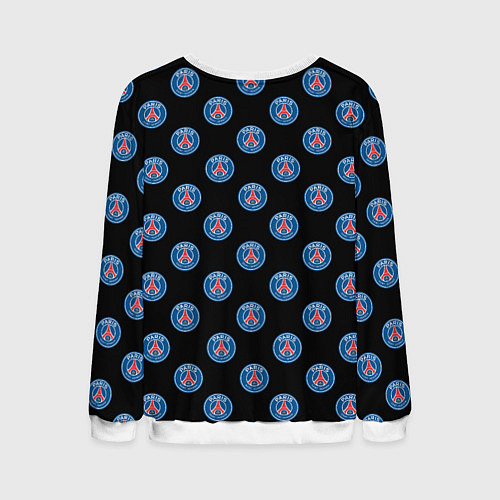 Мужской свитшот ПСЖ ПАТТЕРН PSG PATTERN / 3D-Белый – фото 2