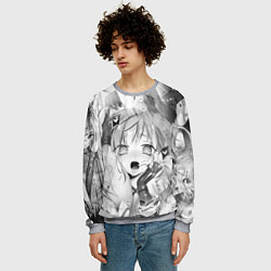 Свитшот мужской Full Dive RPG Manga, цвет: 3D-меланж — фото 2