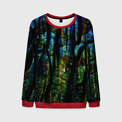 Свитшот мужской Разноцветная гора, цвет: 3D-красный