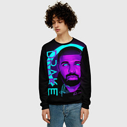 Свитшот мужской Drake, цвет: 3D-черный — фото 2