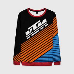 Свитшот мужской KTM КТМ Z, цвет: 3D-красный