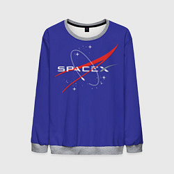 Свитшот мужской Space X, цвет: 3D-меланж