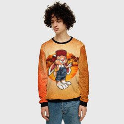 Свитшот мужской ЗаяС, цвет: 3D-черный — фото 2