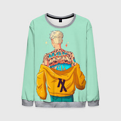 Свитшот мужской МГК, цвет: 3D-меланж