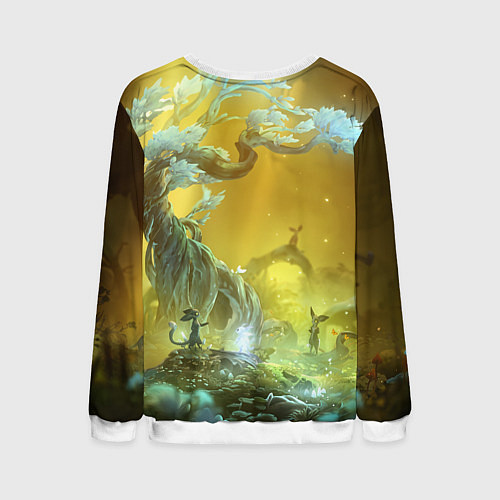 Мужской свитшот Ori Ori and the Will of the Wisps / 3D-Белый – фото 2