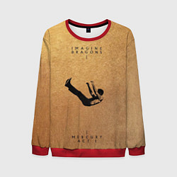 Свитшот мужской Mercury Act 1 - Imagine Dragons, цвет: 3D-красный