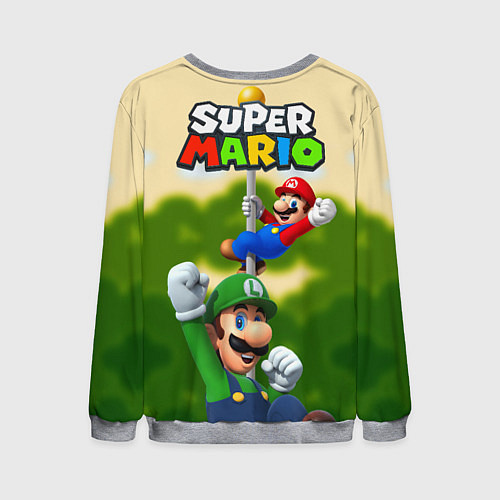 Мужской свитшот 3DMario / 3D-Меланж – фото 2