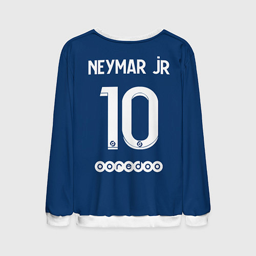 Мужской свитшот Неймар ПСЖ форма 20212022 / 3D-Белый – фото 2