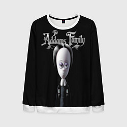 Свитшот мужской Семейка Аддамс Addams Family, цвет: 3D-белый