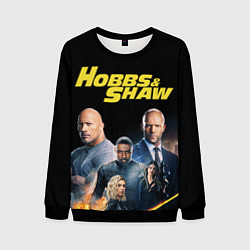 Свитшот мужской Hobbs & Shaw, цвет: 3D-черный