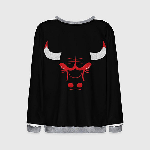 Мужской свитшот B C Chicago Bulls / 3D-Меланж – фото 2