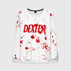 Мужской свитшот Dexter logo Декстер брызги крови