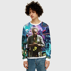 Свитшот мужской MushroomTrip, цвет: 3D-белый — фото 2