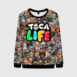 Свитшот мужской Toca Life, цвет: 3D-черный