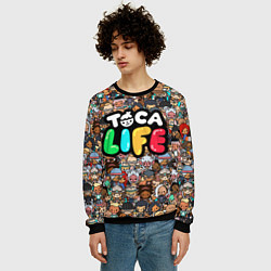 Свитшот мужской Toca Life, цвет: 3D-черный — фото 2