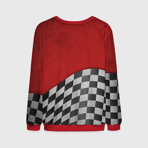 Мужской свитшот Финиш Cooper / 3D-Красный – фото 2