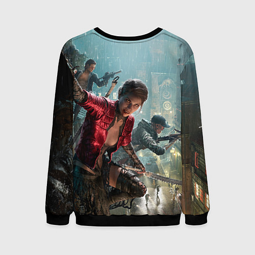 Мужской свитшот Vampire: The Masquerade - Bloodhunt / 3D-Черный – фото 2